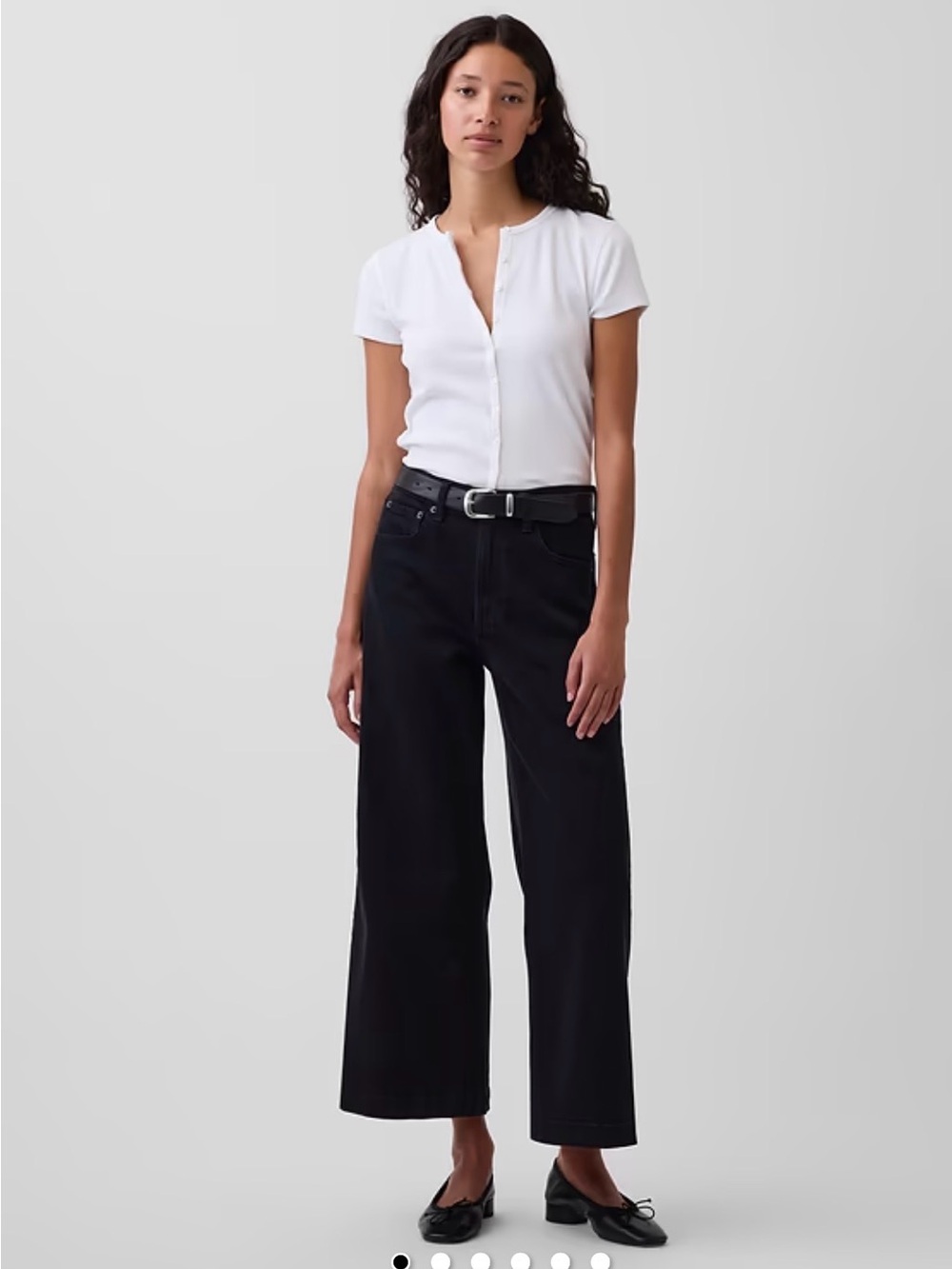 NWT GAP - High Rise Stride Wide-Leg Ankle Jeans